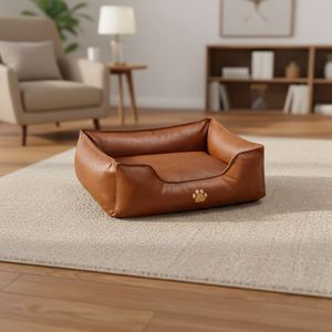 Venta Directa de Fábrica de Cama para Mascotas de Cuatro Estaciones Hecha de Cuero de Lujo, Adecuada para Gatos y Perros, una Cama de Descanso de Lujo - Product Image 1