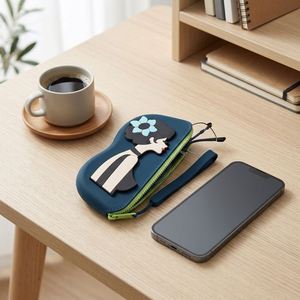 Hot Sale Portable Lightweight <b>Silicone</b> Glasses Case, <b>Waterproof</b> Dustproof, Custom Pattern DIY Minimalist Sunglasses Storage Bag - Product Image 4