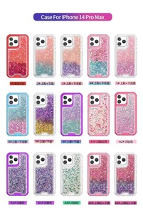Xu hướng mới 2in1 phong cách thời trang ngôi sao nhấp nháy lung linh đầy màu sắc trong suốt cho Iphone 14Promax XS XR 11 12 13 - Product Image 2