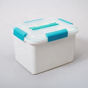 Trousse de premiers soins de <span class=keywords><strong>10</strong></span> <span class=keywords><strong>litres</strong></span>, boîte médicale en <span class=keywords><strong>plastique</strong></span> verrouillable avec plateau à compartiments multiples - Product Image 2