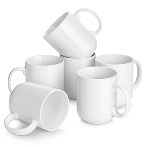 Taza de Cerámica de 11 oz Personalizada de Alta Calidad a Precio de Mayorista de Fabricante Chino, Taza Blanca Lisa para Sublimación con Logotipo Personalizado - Product Image 1