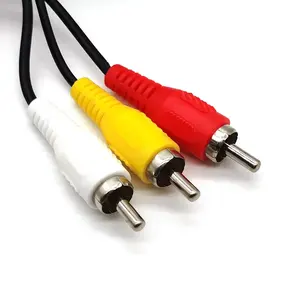 สายเคเบิลวิดีโอและเสียง6FT 1.8ม. สำหรับ Nintendo 64 RCA สายคอมโพสิตสำหรับ N64 NGC SNES <span class=keywords><strong>AV</strong></span> Wire - Product Image 4