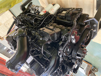 Moteur diesel 13L Cummins QSZ13-C525-II 6 cylindres turbocompressé à prix d'usine, démarrage électrique, refroidissement par eau, avec pompe
