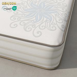 제조 업체 직접 판매 방수 경량 100% 폴리에스터 자카드 통기성 니트 매트리스 티킹 원단 230 g/m - Product Image 3