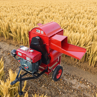Batteuse à céréales multifonctionnelle Batteuse à blé et riz Avoine Orge Sorgho Millet Décortiqueur