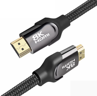 Câble Hdmi pour Tv full Hd 48gbps, 2.1v, 8k, Hdmi pour projecteur Ultra Hdtv, boîtier de décodeur