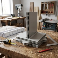 Système de coffrage en plastique creux PP, solution modulaire pour le coulage intégral du béton