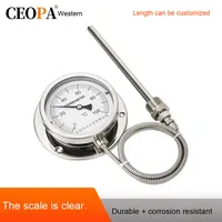 Termometer Industri Presisi Tinggi Baja Tahan Karat WTZ-280 Tipe Tekanan Layar LCD IP65 Resolusi 0.2 Suhu