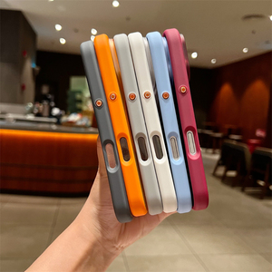 เคสกันรอยนิ้วมือแบบด้านหรูหรา พร้อมฟิล์มเลนส์ สำหรับ iPhone 18 17 16 Pro Max 14 15 Plus 13 12  แบบแม่เหล็ก โปร่งแสง ป้องกันแรงกระแทก - Product Image 5