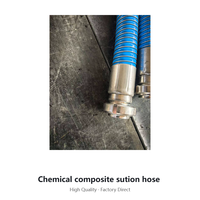 Tuyau composite pour transfert de produits chimiques 15 bars EN13765 en acier inoxydable 304 pour usine industrielle