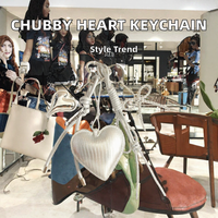 Porte-clés Cœur Mignon en Cuir Tressé, Breloques de Luxe Imprimées en Letterpress, Ouvre-bouteille Tendance, Pendentif pour Sac à Main Femme