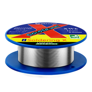 Fil à souder sans plomb MECHANIC XW5/XW6 à basse température 40g 0.5/0.6MM pour réparation <span class=keywords><strong>IP</strong></span>/<span class=keywords><strong>X</strong></span>/XS/11/PRO/Max - Product Image 1