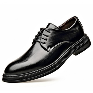 Zapatos Formales Casuales de Negocios para Hombre 2025, con Cordones, Impermeables, Estilo Italiano Personalizado, para Otoño, que Aumentan la Estatura, Ideales para Bodas - Product Image 2