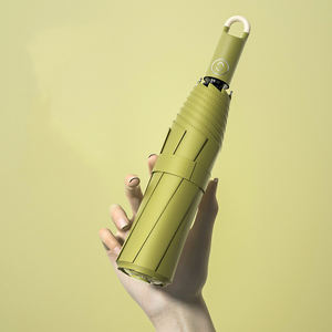 Di động tùy chỉnh du lịch dễ dàng mang theo 21 ''8K <span class=keywords><strong>3</strong></span> gấp Windproof UV bảo vệ hoàn toàn tự động ô với móc vòng khóa xử lý - Product Image 4