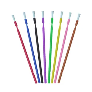 High quality Colorful Disposable Bendable Dental micro Applicator Brush for beauty and dental care