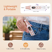 Kit de lime à ongles électrique rechargeable 10 vitesses 45000 tr/min, perceuse à ongles sans fil avec lampe UV et cache anti-poussière transparent