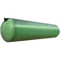 Fosse septique en fibre de verre pour le traitement des eaux usées réservoir souterrain Frp Bio fosse septique