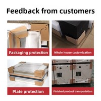 Emballage personnalisé pour boîtes d'angle anti-collision à trois côtés avec boucle, panneaux d'angle droit, protecteurs en papier