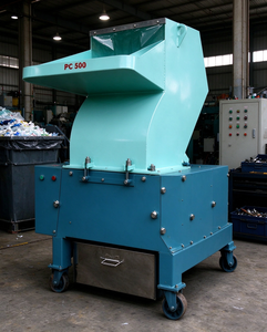 PC500 Plastic Shredder Machine Durable Alloy Blade Uniform Particle Size <b>Waste</b> Plastic Recycling Grinder - Product Image 3