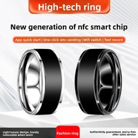 Nuovo Anello Intelligente NFC Programmabile 2026 con Rilevamento della Temperatura, Impermeabile IP68, Anello Digitale per Controllo Accessi Telefono Android
