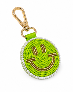Sstringz Handmade Smiley Face Beaded Keychain Cute Acrylic Bead Key Holder Fashion Accessory for Women Girls Kids and Teens - Product Image 6