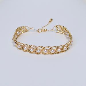 2024 luxe 18K or japonais <span class=keywords><strong>Akoya</strong></span> perle Bracelet haute qualité certifié classique fête de mariage fiançailles cadeau femmes - Product Image 1