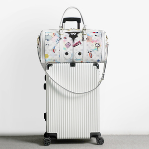 <span class=keywords><strong>Sac</strong></span> bandoulière femme en <span class=keywords><strong>cuir</strong></span> PU grande capacité, motif dessin animé graffiti, style mode, idéal pour <span class=keywords><strong>voyage</strong></span> et week-end - Product Image 6