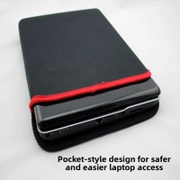 Housse pour iPad et ordinateur portable en néoprène pour modèles MacBook 13 pouces/14 pouces et tablettes, antivol, résistante aux chocs, pliable