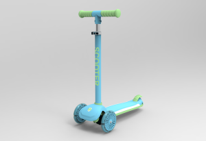 Skuter Anak Modern Roda Tiga Ringan dengan Roda PU untuk Luar Ruangan, untuk Anak Laki-laki dan Perempuan, Bahan Plastik - Product Image 3