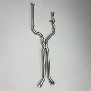 70mm Stainless Steel Dual Midpipe M2 G87 Equal Length Exhaust Mid Pipe System for BMW S58 3.0T - Product Image 2