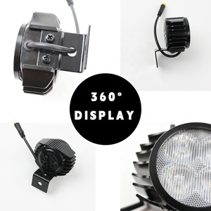 Faro Delantero con Bocina para Bicicleta Eléctrica, Luz de Advertencia Delantera de 4 Luces para Scooter, Bicicleta, Ebike, Mini Moto, Vehículo - Product Image 5