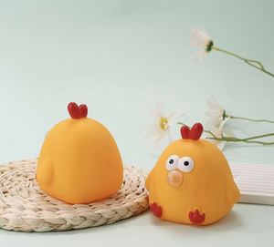 Poulet souple à bulles personnalisé - Jouet anti-stress mignon à presser et à faire éclater des bulles - Product Image 3