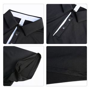 Promotion – T-shirt Polo Sport Homme en Tissu Soie Glacée à Séchage Rapide, Respirant, Coupe Musclée pour l'Été et la Salle de Sport - Product Image 4