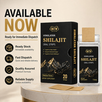 Bandes Orales Dissolvables OKTW Shilajit Saveur Matcha, Sourcing Végétal, Soutien Immunitaire, Nutrition Quotidienne pour Adultes, En Stock