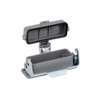 Connecteur robuste WZUMER HA-10, ensemble mâle-femelle 10 broches, 16A 250V, étanche IP65 avec capuchon de protection