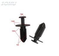 Pour Mercedes pour Benz W124 W204 W251 Clips de garde-boue en plastique nouvelles attaches de pare-chocs poussoirs 1249900492 pièces automobiles