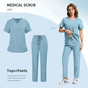 Conjuntos <span class=keywords><strong>de</strong></span> fregado para mujer, <span class=keywords><strong>uniformes</strong></span> <span class=keywords><strong>de</strong></span> enfermera <span class=keywords><strong>de</strong></span> Hospital, ropa <span class=keywords><strong>de</strong></span> <span class=keywords><strong>trabajo</strong></span> Dental, trajes estéticos transpirables, <span class=keywords><strong>uniformes</strong></span> médicos elásticos en 4 direcciones para hombres - Product Image 3