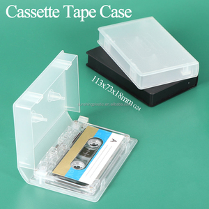 Boîte de rangement vide pour cassettes vidéo SUNSHING, étui de protection pour cassettes audio VHS, boîte de protection vide en plastique, étuis pour cassettes - Product Image 1