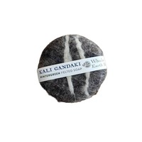 Cadeau de soin corporel écologique, éponge en feutre de laine naturelle faite à la main, boule de savon