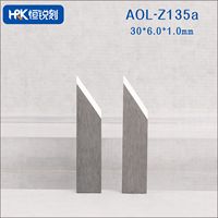 Mesin Pemotong CNC HRK AOL Pisau Karbida Tungsten Khusus Z135a Pisau Getar Pemotong Kain Tenun Asal Cina
