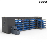 Máquina Clasificadora de Paquetes Inteligente de Pared SANYUE, Robot RGV, Clasificación 3D, Velocidad de 0.1-2.5 m/s, Capacidad Máxima de 6000 PPH para Comercio Electrónico