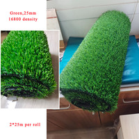 Tapis de gazon artificiel vert gazon synthétique bon marché pour jardin pelouse paysage sport golf PP PE matériau 25mm hauteur de la pile