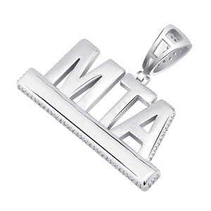 Collar con colgante de hip hop para personalidades obsesionadas con el dinero, collar europeo y americano con circonitas. - Product Image 3