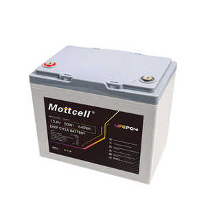 Baterai Penyimpanan Energi LiFePO4 12.8V 50Ah Lithium Iron Phosphate dengan Troli Mobil Baterai Lithium LiFePO4 - Product Image 2