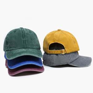 Vente en gros OEM Casquettes de baseball de sport souples non structurées en coton lavé vintage pour enfants Chapeaux de papa avec logo personnalisé pour enfants - Product Image 3