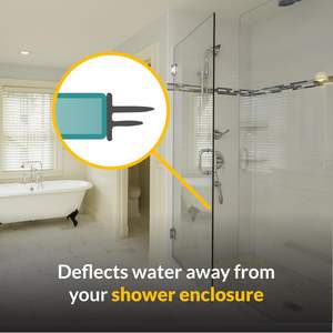 Tira de Sellado para <span class=keywords><strong>Ducha</strong></span> Hydrorelax de PVC para Puertas de Vidrio de 4-12 mm, Impermeable, para Mamparas de <span class=keywords><strong>Ducha</strong></span> - Product Image 6