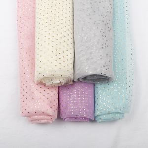 Organza Tissus Or Points Imprimé Fil Mousseline Tissu DIY Vêtements TuTu Robe Organza pour le Mariage Partie Décoration <span class=keywords><strong>Fond</strong></span> - Product Image 2