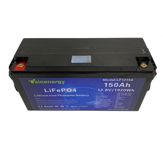 Factory Price Rechargeable Lifepo4 1920Wh 14.6V 150Ah 4S1P 6000-Cycle 3-Year Warranty Lithium Iron Phosphate Battery Pack for