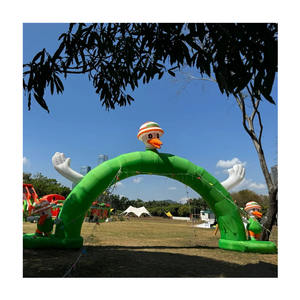 Venta al por mayor barato de alta calidad de impresión al aire libre inflable Running Start y meta arcos meta puerta de arco inflable - Product Image 1