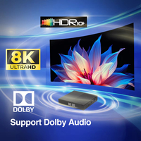 Meilleur Quad Core Android OS 4K 60FPS Personnalisé HDR TV Box 2GB RAM 32GB ROM avec 802.11n 2.4G/5GHz WiFi pour Smart IPTV Box